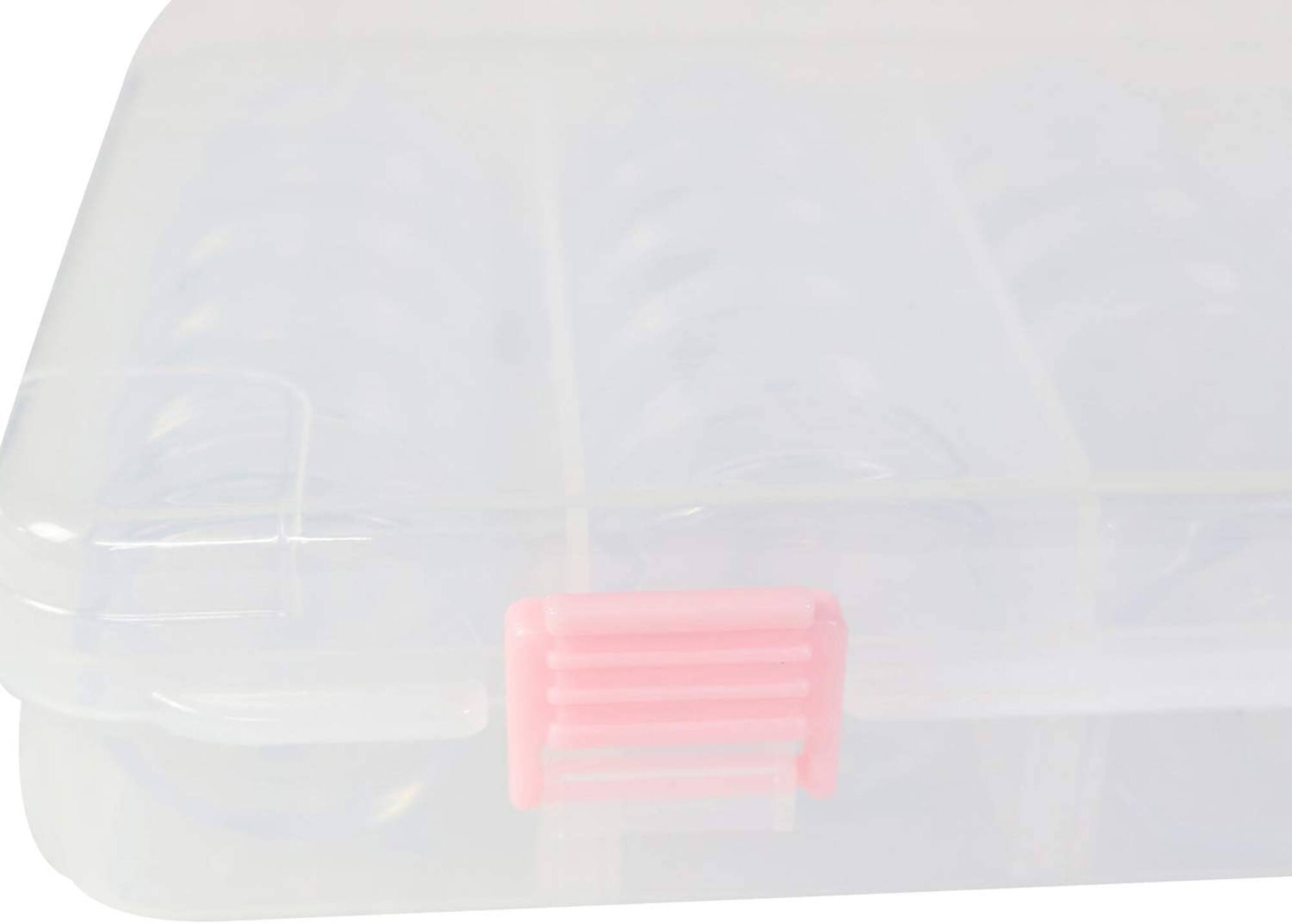 Everything Mary Large Plastic Bead Storage Box with Jars